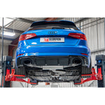 Scorpion Exhaust GPF-Back System (Resonated, Valved) Twin Carbon Ascari Evo - Audi RS3 8V Facelift (GPF & Non-GPF Models) 2017 - 2020