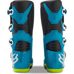 Fox Racing 2024 Comp Youth Motocross Boots - Blue Yellow
