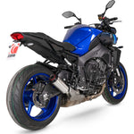 Scorpion Red Power Stainless Steel Slip-On Exhaust For Yamaha MT-10 2022-2025