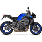 Scorpion Red Power Black Ceramic Slip-On Exhaust For Yamaha MT-10 2022-2025