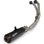 Scorpion Red Power Full System Black Ceramic Exhaust for Kawasaki Z650 2020 - 2023