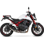 Scorpion Red Power Black Ceramic Slip-On Exhaust For Honda CB750 Hornet 2023