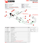Scorpion Serket Taper Full System Carbon Fibre Exhaust for Kawasaki Ninja 650 2023