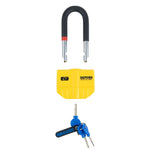 Oxford Hex Chain 14.5mm x 1.5m & Boss Alarm Disc Lock 14mm