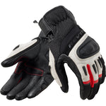 Rev It Dirt 4 Leather Motorcycle Gloves 3XL Black Red