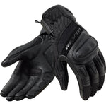 Rev It Dirt 4 Ladies Leather Motorcycle Gloves L Black
