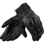 Rev It Ritmo Leather Motorcycle Gloves 3XL Black