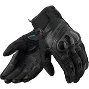 Rev It Ritmo Leather Motorcycle Gloves 3XL Black