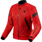 Rev It Control Air H2O Ladies Motorcycle Jacket 44 Red Black (UK 16)