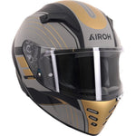 Airoh Connor Achieve Motorcycle Helmet - Matt Bronze