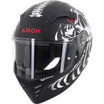 Airoh Connor Myth Motorcycle Helmet - Matt Black White