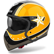 Airoh J110 Command Convertible Motorcycle Helmet - Yellow