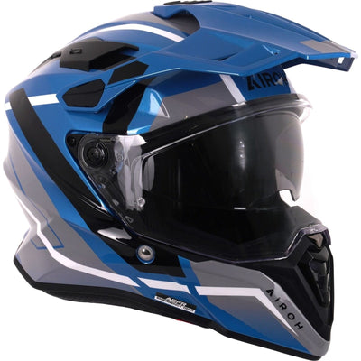 Airoh Commander 2 Mavick Dual Sport Helmet - Cerulean Blue