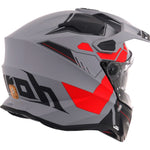 Airoh Commander 2 Reveal Dual Sport Helmet - Matt Red Fluo