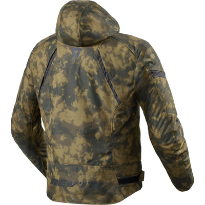 Rev It Flare 3 H2O Motorcycle Jacket - Camo Dark Green