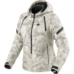 Rev It Flare 3 H2O Ladies Motorcycle Jacket - Camo Grey White