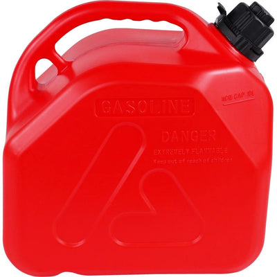 Bike It Fuel Can with Push-to-Pour Nozzle - 10L Red
