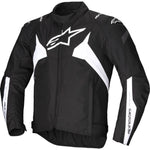 Alpinestars T-Jaws V4 WP Motorcycle Jacket - Black White