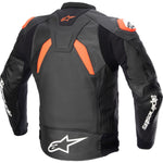 Alpinestars GP Plus V4 Leather Motorcycle Jacket - Black Red Fluo White