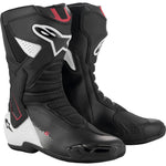 Alpinestars SMX-6 V3 Motorcycle Boots - Black White Red Graphic