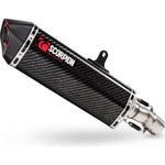 Scorpion Serket Parallel Carbon Fibre Slip-On Exhaust for Kawasaki Ninja H2 SX 2022 - 2024
