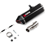 Scorpion Serket Parallel Carbon Fibre Slip-On Exhaust for Kawasaki Ninja H2 SX 2022 - 2024