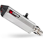 Scorpion Serket Parallel Stainless Steel Slip-On Exhaust For Kawasaki Ninja H2 SX 2022-2025