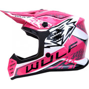 Wulfsport Air-X Youth Motocross Helmet - Pink