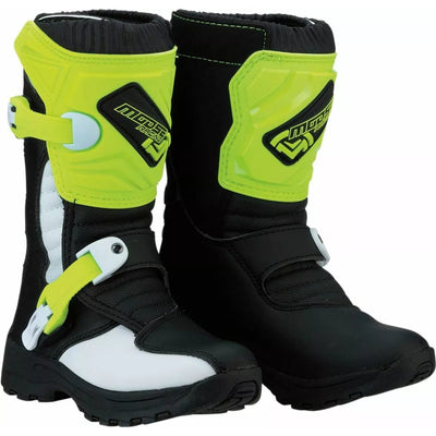 Moose Racing M1.3 Kids Motocross Boots - Black Hi-Viz