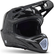Fox Racing 2025 V3 RS MIPS Carbon Solid Motocross Helmet - Black