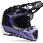 Fox Racing 2025 V3 RS MIPS Grid Motocross Helmet - Black Purple