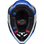 Fox Racing 2025 V3 MIPS Fade Motocross Helmet - White Blue