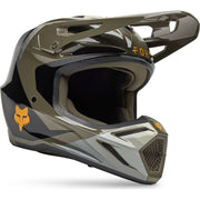 Fox Racing 2025 V3 MIPS Fade Motocross Helmet - Brown Black