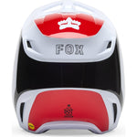 Fox Racing 2025 V1 MIPS Flow Motocross Helmet - White Red