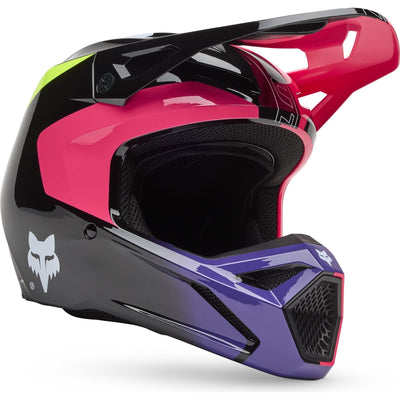 Fox Racing 2025 V1 MIPS Elevated Youth Motocross Helmet - Pink