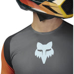 Fox Racing 2025 Flexair Grid Motocross Jersey - Black Orange