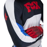 Fox Racing 2025 360 Fade Motocross Jersey - White Blue