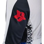 Fox Racing 2025 360 Fade Motocross Jersey - White Blue