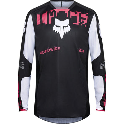 Fox Racing 2025 180 Digi Image Motocross Jersey - Black Pink