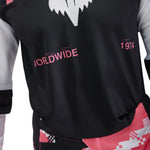 Fox Racing 2025 180 Digi Image Motocross Jersey - Black Pink