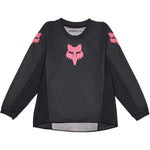 Fox Racing 2025 Blackout Kids Girls Motocross Jersey - Black