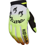 Fox Racing 2025 180 Hello Future Motocross Gloves - White Yellow