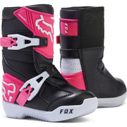 Fox Racing 2025 Comp Kids Motocross Boots - Black Pink