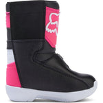 Fox Racing 2025 Comp Kids Motocross Boots - Black Pink