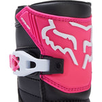 Fox Racing 2025 Comp Kids Motocross Boots - Black Pink