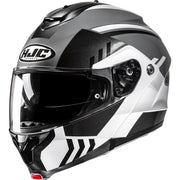 HJC C91N Kaon Flip Front Motorcycle Helmet - Black