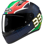 HJC C10 Brad Binder Replica Motorcycle Helmet - Red White Blue
