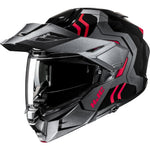 HJC i80 Velly Flip Front Adventure Motorcycle Helmet - Red