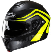HJC C91N Nepos Flip Front Motorcycle Helmet - Yellow