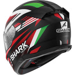 Shark D-Skwal 3 Firstlap Motorcycle Helmet - Matt Black Red Green